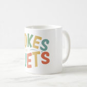 ジェット用のジョーク コーヒーマグカップ (正面右)