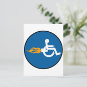 ジェット車椅子 ポストカード (スタンド正面)