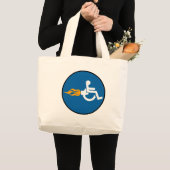 ジェット車椅子 ラージトートバッグ (正面(商品))