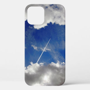 ジェット飛行機のクラウド間のトレイルケース – Mate iPhone c 12ケース