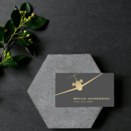 ジェット飛行機の名刺 名刺