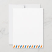 ジェット飛行機サンキューカード – ファイター飛行機 サンキューカード (裏面)