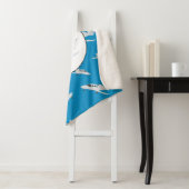 ジェット飛行機パターン名前をカスタムする シェルパブランケット (インサイチュ)