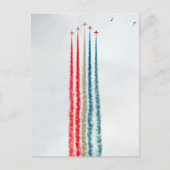 ジェット飛行機写真クール航空誕生日 ポストカード (正面)