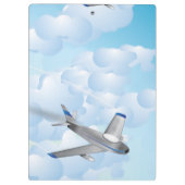 ジェット飛行機 クリップボード (裏面)