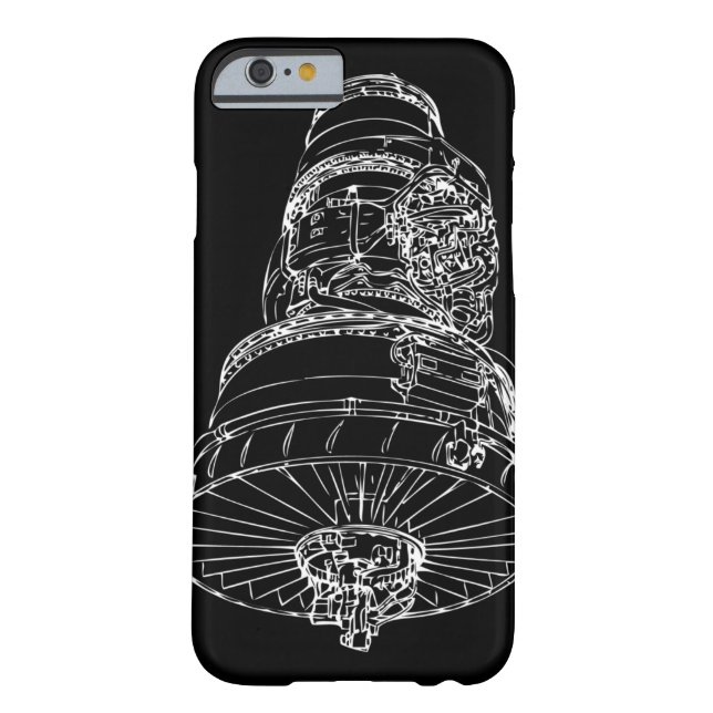 ジェット・エンジンのiPhone6ケース Case-Mate iPhoneケース (裏面)