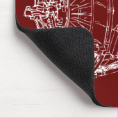 ジェット・エンジン マウスパッド (コーナー)