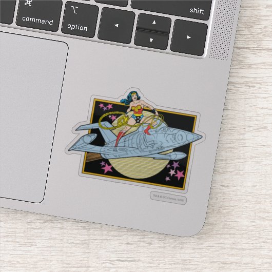 ジェッ疑問に思トを持つ女性 シール (詳細)