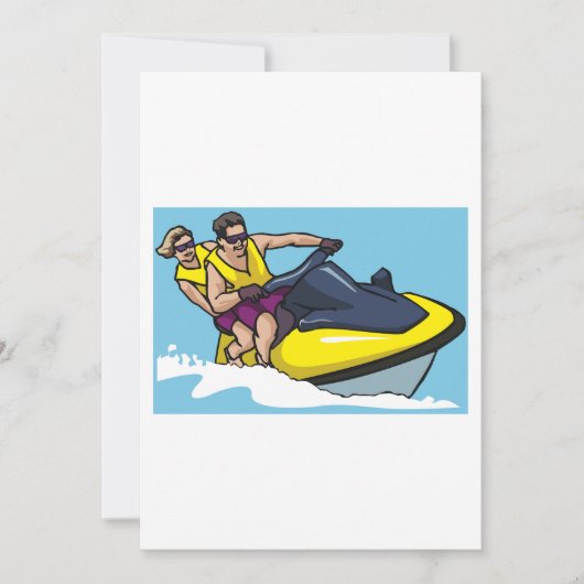 ジェツキおもしろい 招待状 (正面)