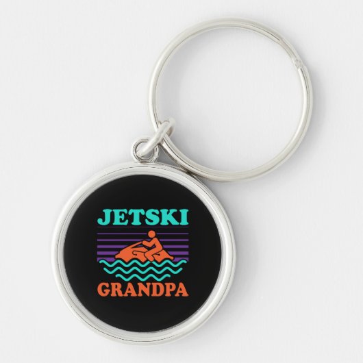 ジェツスキー – Jetski Grandpa キーホルダー (正面)