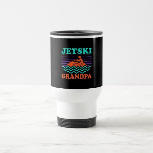 ジェツスキー – Jetski Grandpa トラベルマグ (中央)
