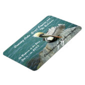 ジェティペリカンパーソナライズされたステートルームドアマーカー マグネット (左側)