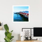 ジェティ・オン・ジュネーブ,スイス ポスター (ホームオフィス)