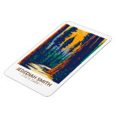 ジェディアスミスレッドウッズ州パークカリフォルニア マグネット (左側)