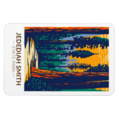 ジェディアスミスレッドウッズ州パークカリフォルニア マグネット (横)