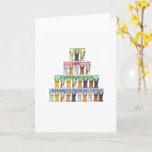 ジェデイ骨髄記念日 カード (黄色い花)