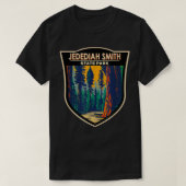 ジェデディアスミスレッドウッズ州パークカリフォルニアバッグ Tシャツ (デザイン正面)