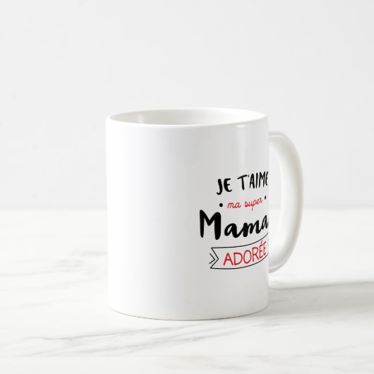 ジェトアイメママンアすごいルディーカドー注フェム コーヒーマグカップ (正面右)