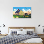 ジェトロ棺の家の外観 キャンバスプリント (インサイチュ (寝室))