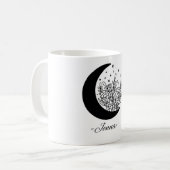 ジェナパーソナライズされたマグ コーヒーマグカップ (正面左)