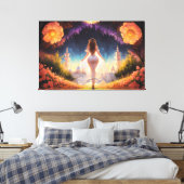 ジェナ キャンバスプリント (インサイチュ (寝室))