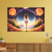 ジェナ キャンバスプリント (インサイチュ (リビング))