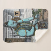 ジェニエシェフ料理ディナーファンタジーアートブランケット シェルパブランケット (正面(横))