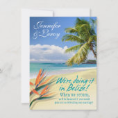 ジェニファーのエメラルドは水をまきますベリセの披露宴(麻布)に 招待状 (正面)