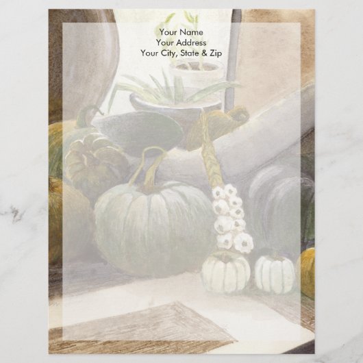 ジェニファーのカボチャ レターヘッド (正面)