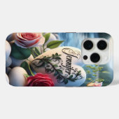 ジェニファーのハートバイザリバー Case-Mate iPhoneケース (裏面 (横))