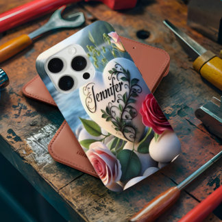 ジェニファーのハートバイザリバー iPhone 15 PROケース