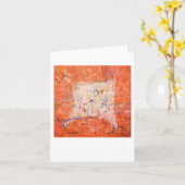 ジェニファーのメッセージカード カード (黄色い花)