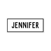 ジェニファーの名前 ラバースタンプ (インプリント)