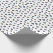 ジェニファーコレクション水彩小ドット ラッピングペーパー (角)