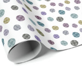 ジェニファーコレクション水彩小ドット ラッピングペーパー (ロールコーナー)