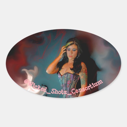 ジェニファーリネア1ファンツ 楕円形シール (正面)