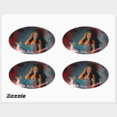 ジェニファーリネア1ファンツ 楕円形シール (シート)