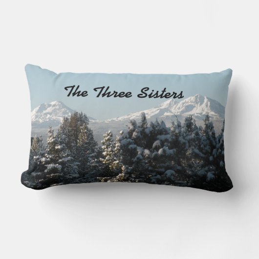 ジェニファー湖写真枕 ランバークッション (正面)