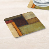 ジェニファー・ゴルdbergerによる秋季印象派 スクエアペーパーコースター (アングル)