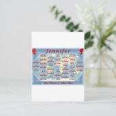 ジェニファー ポストカード (スタンド正面)