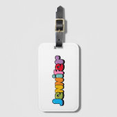 ジェニファー ラゲッジタグ (正面縦)