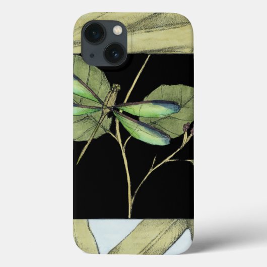 ジェニファーGoldberger著トンボの差込みが付いている葉 Case-Mate iPhoneケース (裏面)