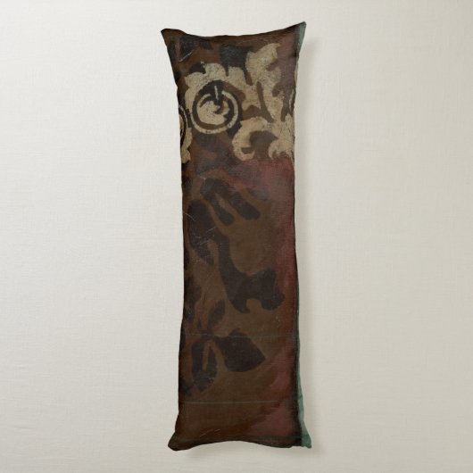 ジェニファーGoldberger著抽象的なダマスク織のタペストリー ボディピロー (裏面 (縦))