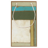 ジェニファーGoldberger著風化させたパネルの絵画 スモールペーパーバッグ (裏面)