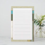 ジェニファーGoldberger著風化させたパネルの絵画 便箋 (スタンド正面)