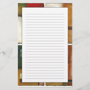 ジェニファーGoldberger著4パネルをはめられた絵画 便箋