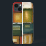ジェニファーGoldberger著4パネルをはめられた絵画 iPhone 13ケース<br><div class="desc">ジェニファーGoldbergerによってこの部分との1枚の4枚の絵画のギフトを与えて下さい。 これはパネルをはめられた絵画使用される色への暖かさの感謝および微妙な変更のシンプルな変化をしみ出させます。 あなたの壁でつるすべき素晴らしい部分!</div>