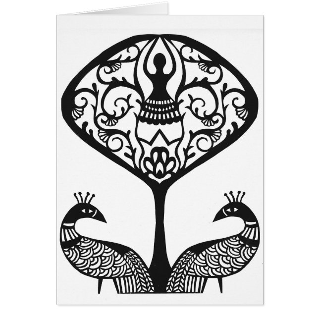 "ジェニファーKuhns著生命の樹" papercutのデザイン (正面)