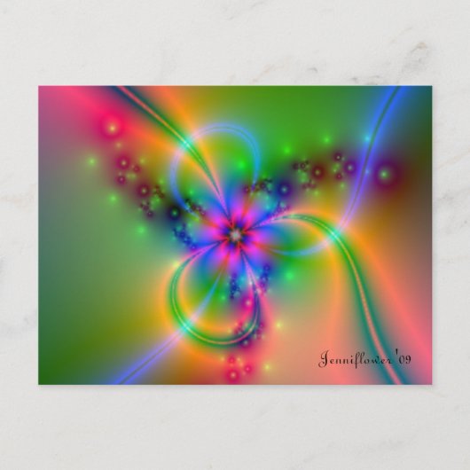 ジェニフラワー#7 ポストカード (正面)