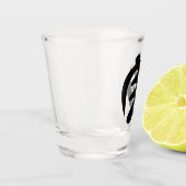 ジェニヤメ |神は最高のアディンクラのシンボル ショットグラス (左)